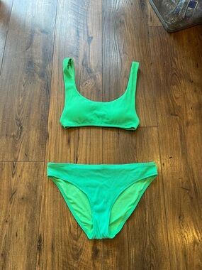 Aerie Ribbed Scoop Bikini Set